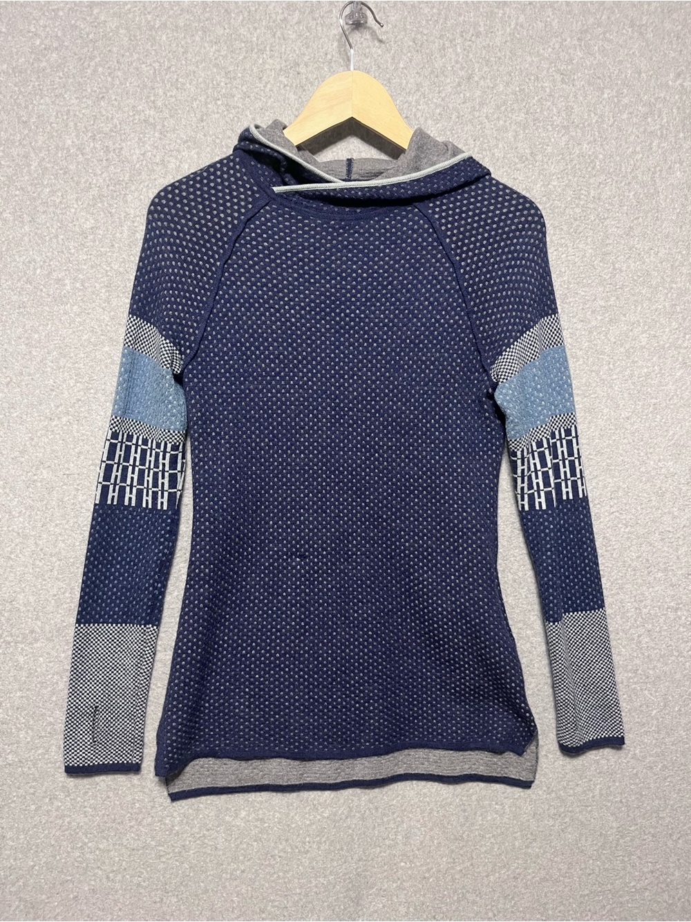 Krimson Klover Mover Maker 2.0 Tunic Sweater Merino Wool Silk Blend Small READ